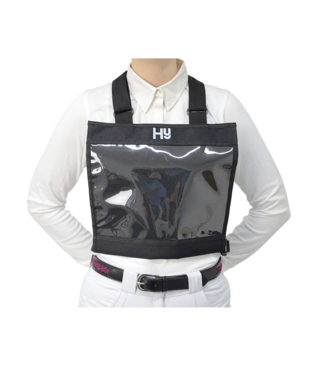 Porte-numéro De Dressage Pour Chevaux Noir Hy-3