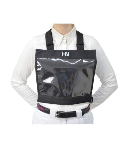 Porte-numéro De Dressage Pour Chevaux Noir Hy