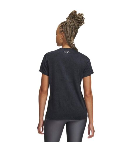 T-shirt Motif/style Tech Femme Noir Under Armour