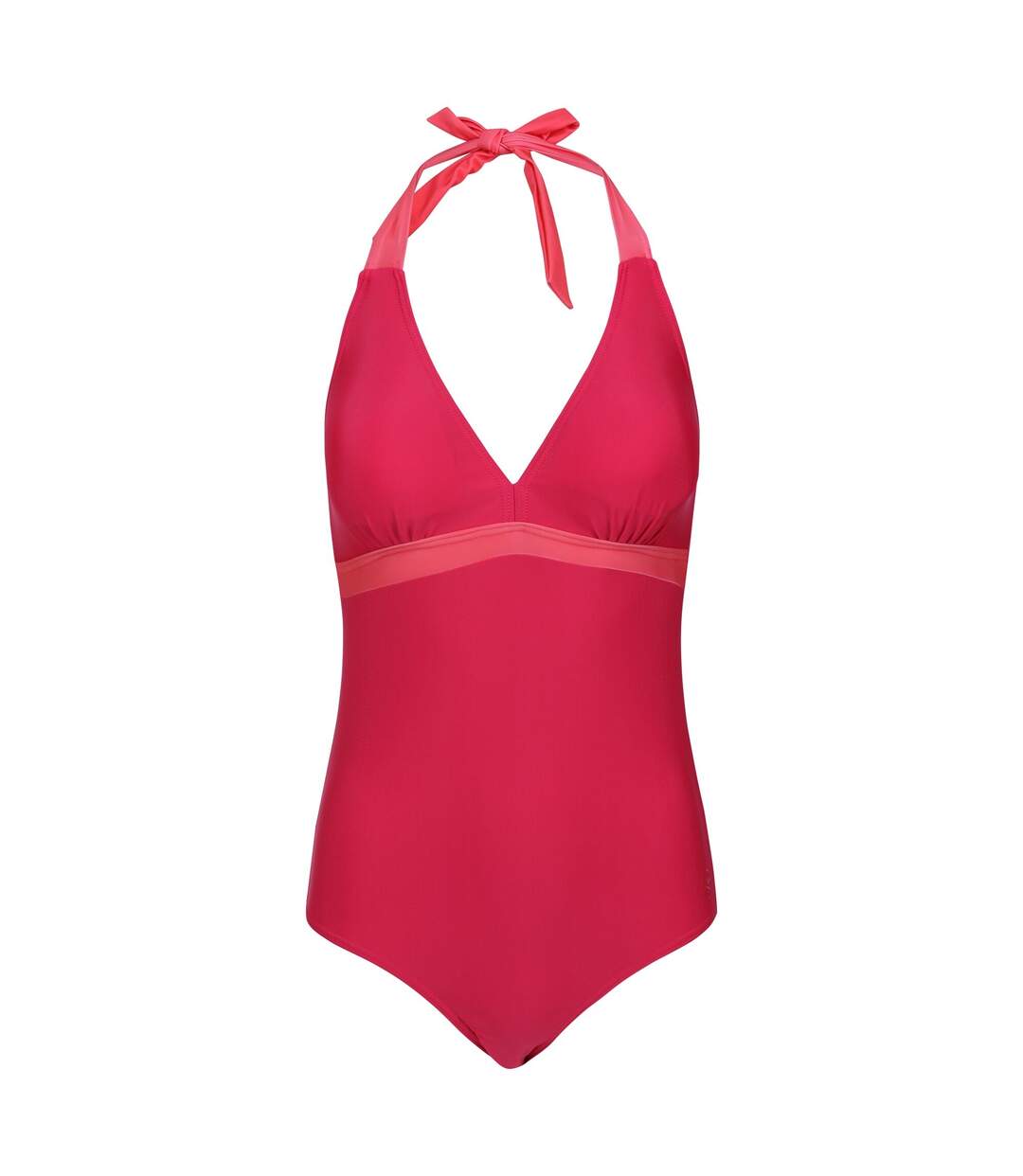 Maillot de bain 1 pièce flavia femme rose / pêche foncé Regatta-1