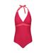 Regatta Womens/Ladies Flavia Contrast One Piece Bathing Suit (Bright Blush/Peach Bloom) - UTRG9097