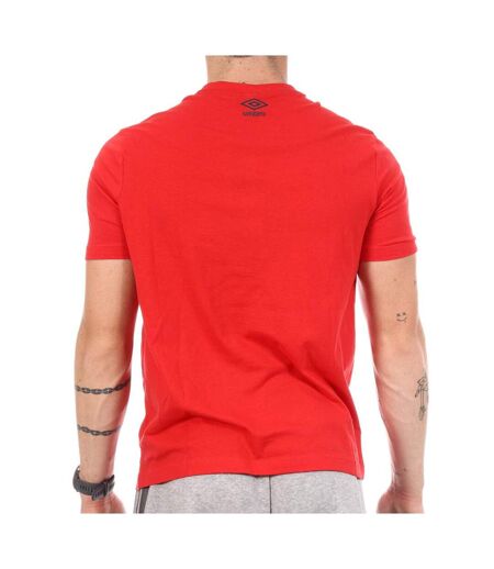T-shirt rouge homme umbro outl net