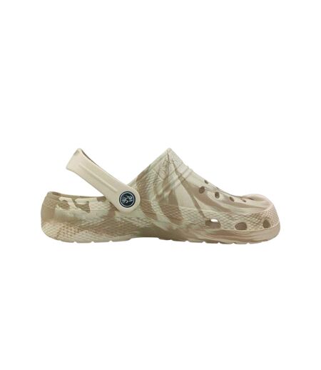 Sabots Motif/style Camouflage Homme Beige Hot Tuna