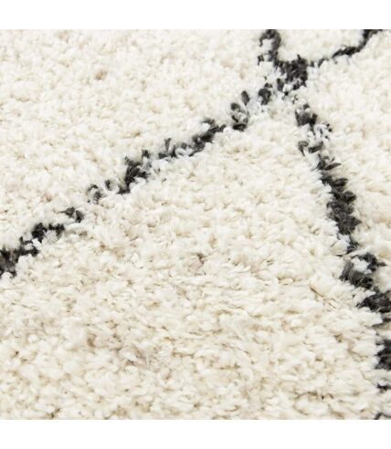 Tapis shaggy tissé motif berbère CROMA 11