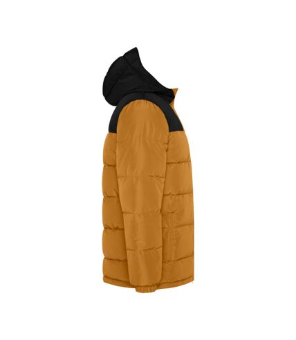 Veste isolée tallin adulte jaune curry / noir uni Roly