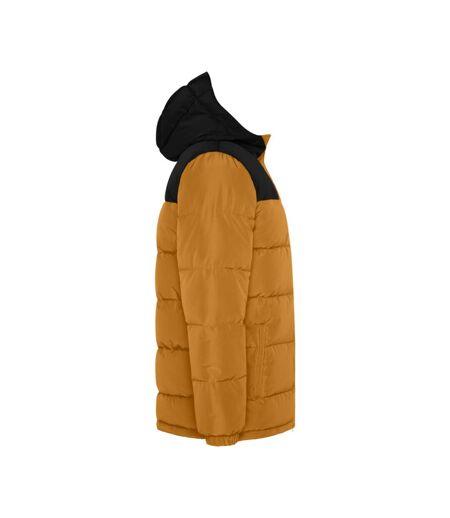 Veste isolée tallin adulte jaune curry / noir uni Roly