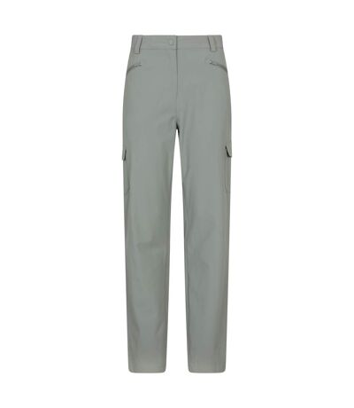 Womens/ladies monte cargo hiking trousers light khaki Mountain Warehouse