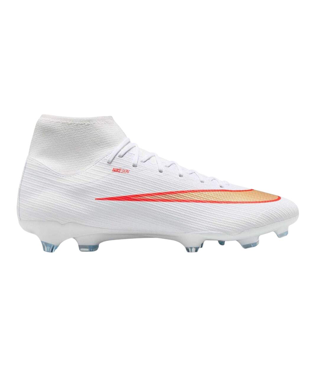 Chaussures De Foot Pour Terrain Ferme Superfly Academy Adulte Blanc Rouge Nike-1