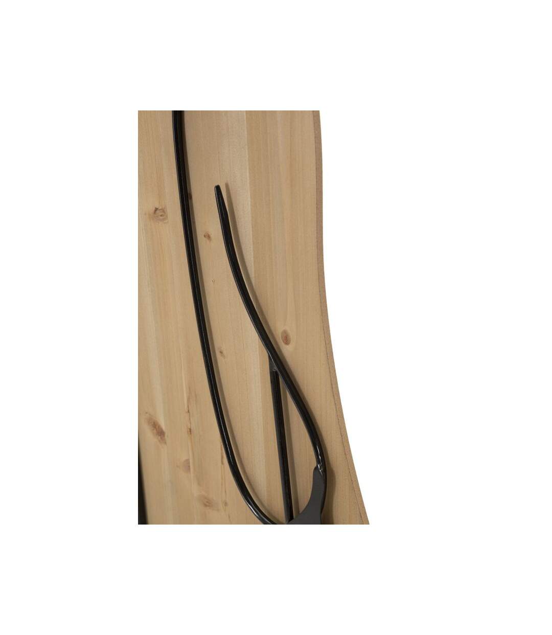 Décoration Murale Encadrée Beauty 90cm Noir & Naturel-4