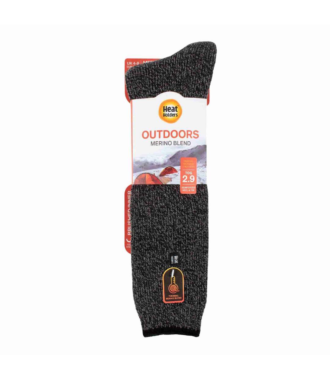 Ladies Outdoor Knee High Thermal Merino Wool Socks for Winter-2