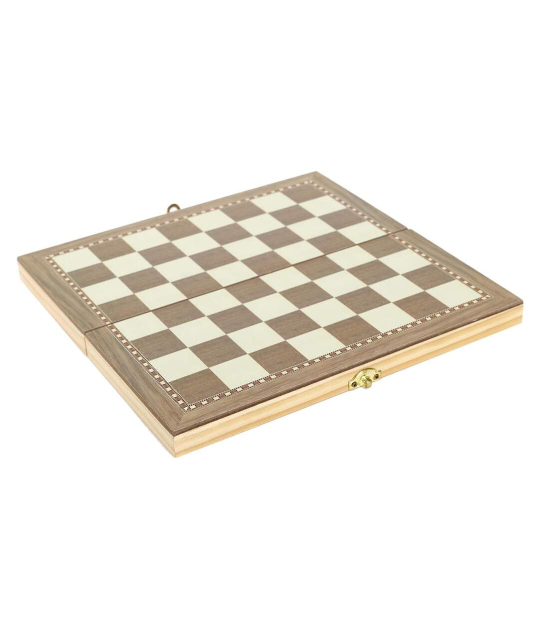 Jeu de Société en Bois 3 en 1 29cm Naturel-3
