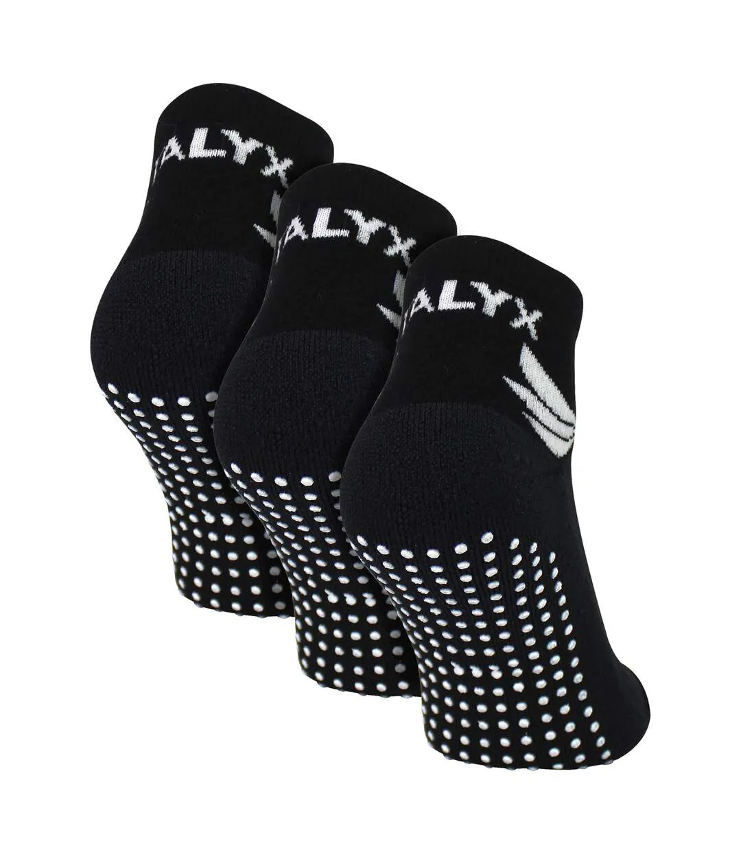 3 Pack Mens Bamboo Ankle Grip Socks | Reinforced Heel & Toe Soft Non Slip Socks-1