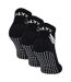 3 Pack Mens Bamboo Ankle Grip Socks | Reinforced Heel & Toe Soft Non Slip Socks-1