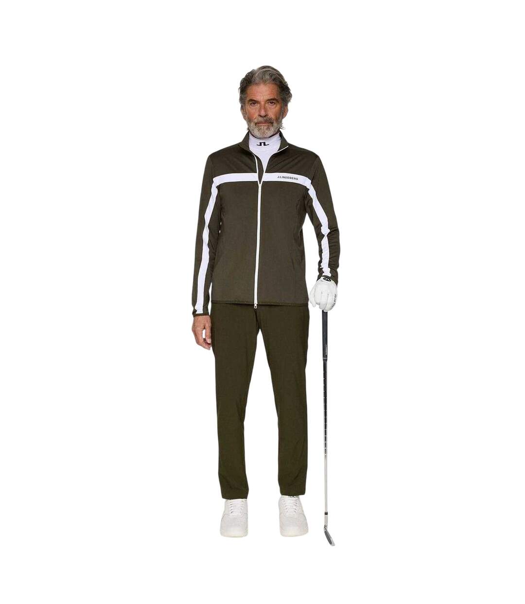 Veste De Survêtement Motif/style Logo Jarvis Homme Vert Sombre J.Lindeberg-4