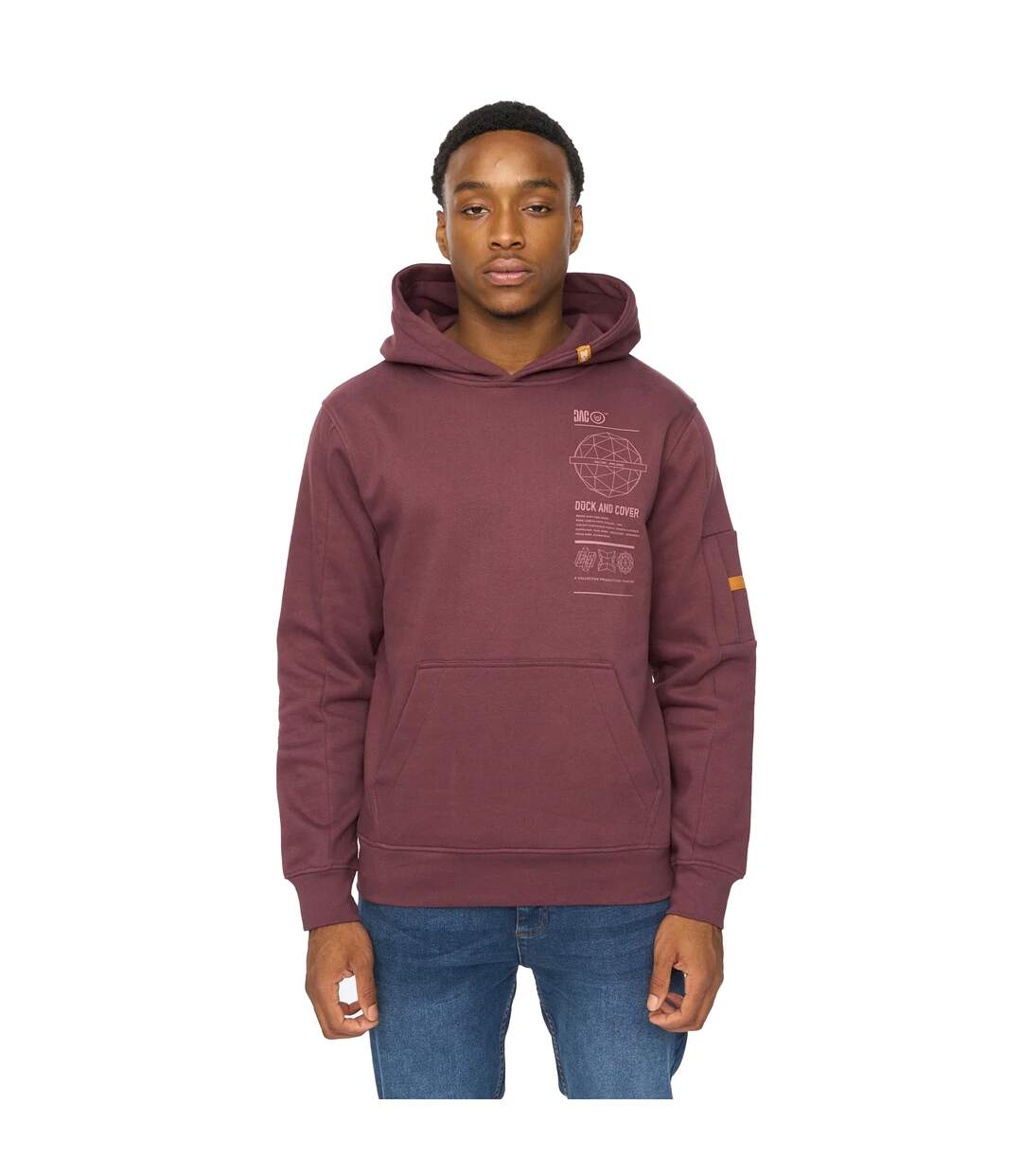 Sweat À Capuche Ashland Homme Raisins Secs Duck And Cover-2