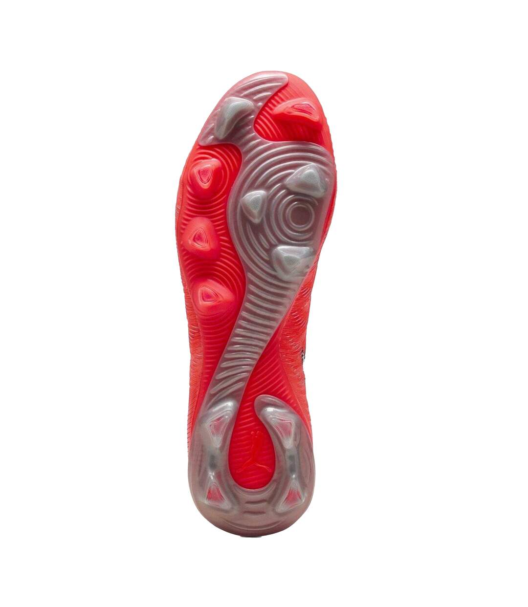 Mens Future 8 Match Firm Ground Football Boots Red Silver Puma-4
