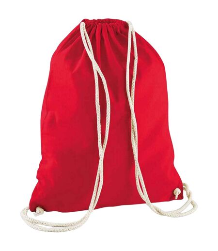 Cotton Drawstring Bag One Size Classic Red Westford Mill