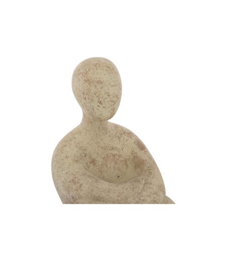 Statuette Déco Femme Maya 23cm Beige