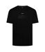 T-shirt Motif/style À Rayures Unity Homme Noir Boss-1