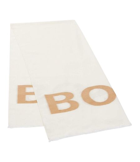 Écharpe Motif/style Oblongue Adulte Taille Unique Blanc Boss