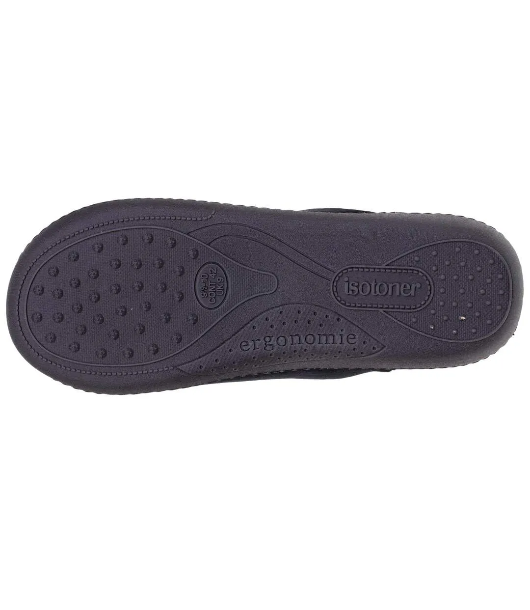 Isotoner Chaussons Mules homme ultra confortables à mémoire de forme, intemporelles et élégantes-4