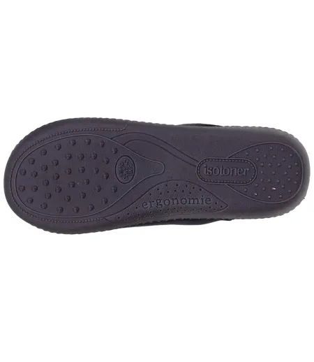 Isotoner Chaussons Mules homme ultra confortables à mémoire de forme, intemporelles et élégantes