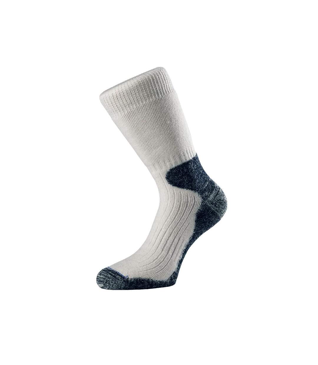 Unisex adult lightweight cricket socks grey/white 1000 Mile