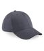 Adultes Unisex Athleisure Cotton Baseball Cap Graphite Noir Beechfield-1