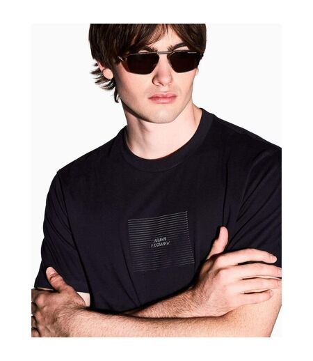 T-shirt Motif/style Imprimé Intégral Homme Bleu Marine Sombre Armani Exchange