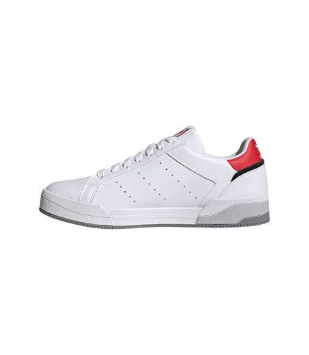 Mens Tourino Leather Trainers White Adidas