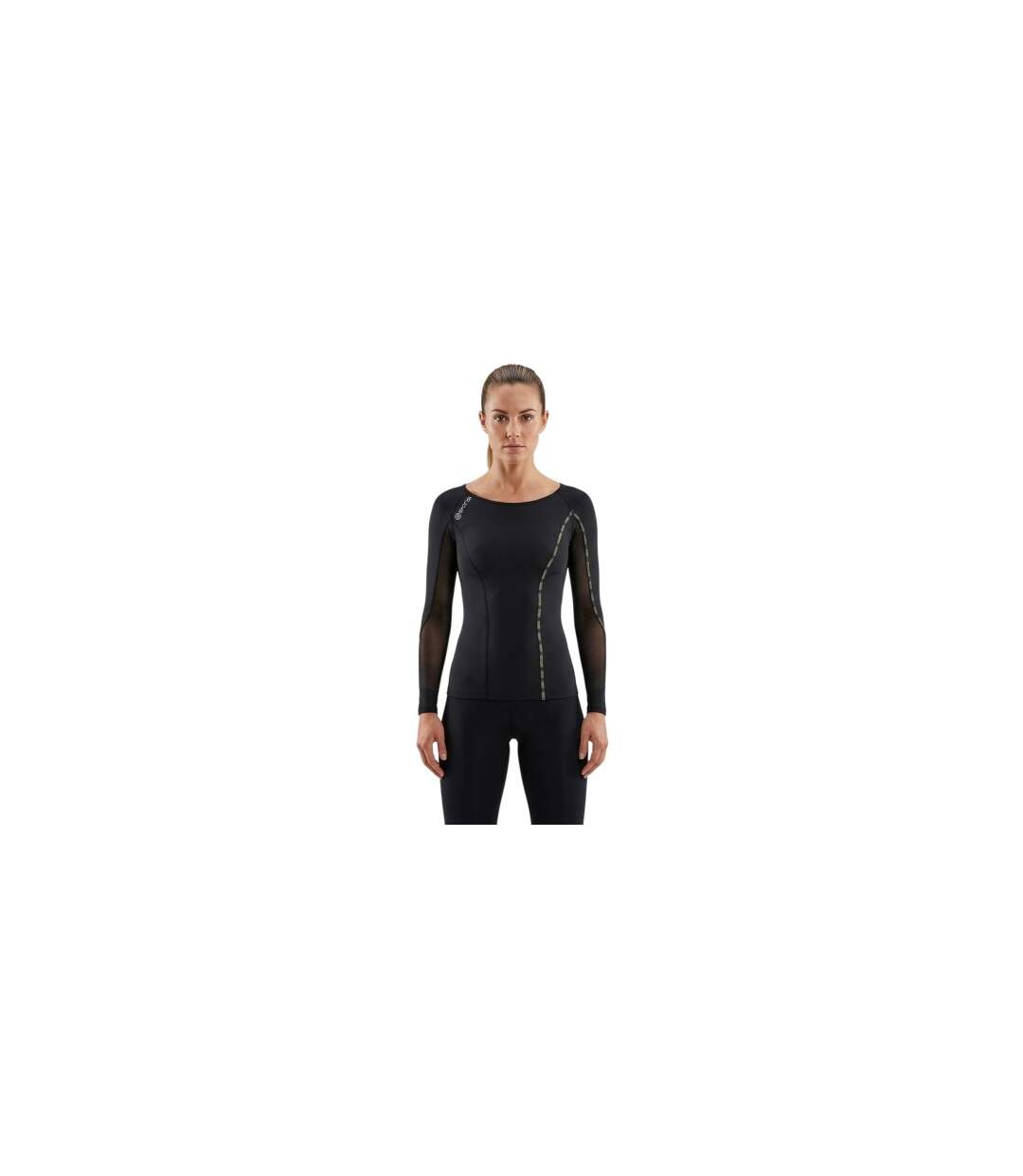 Haut Manches Longues Dnamic Femme Noir Skins-1