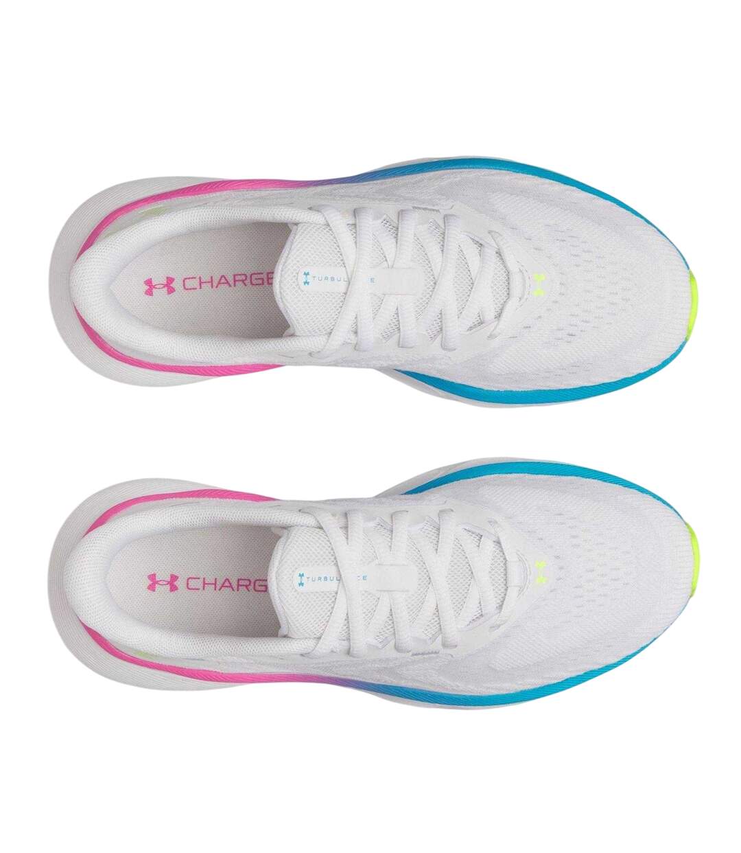 Womens/ladies Turbulence 3 Shoes White Capri Under Armour-3
