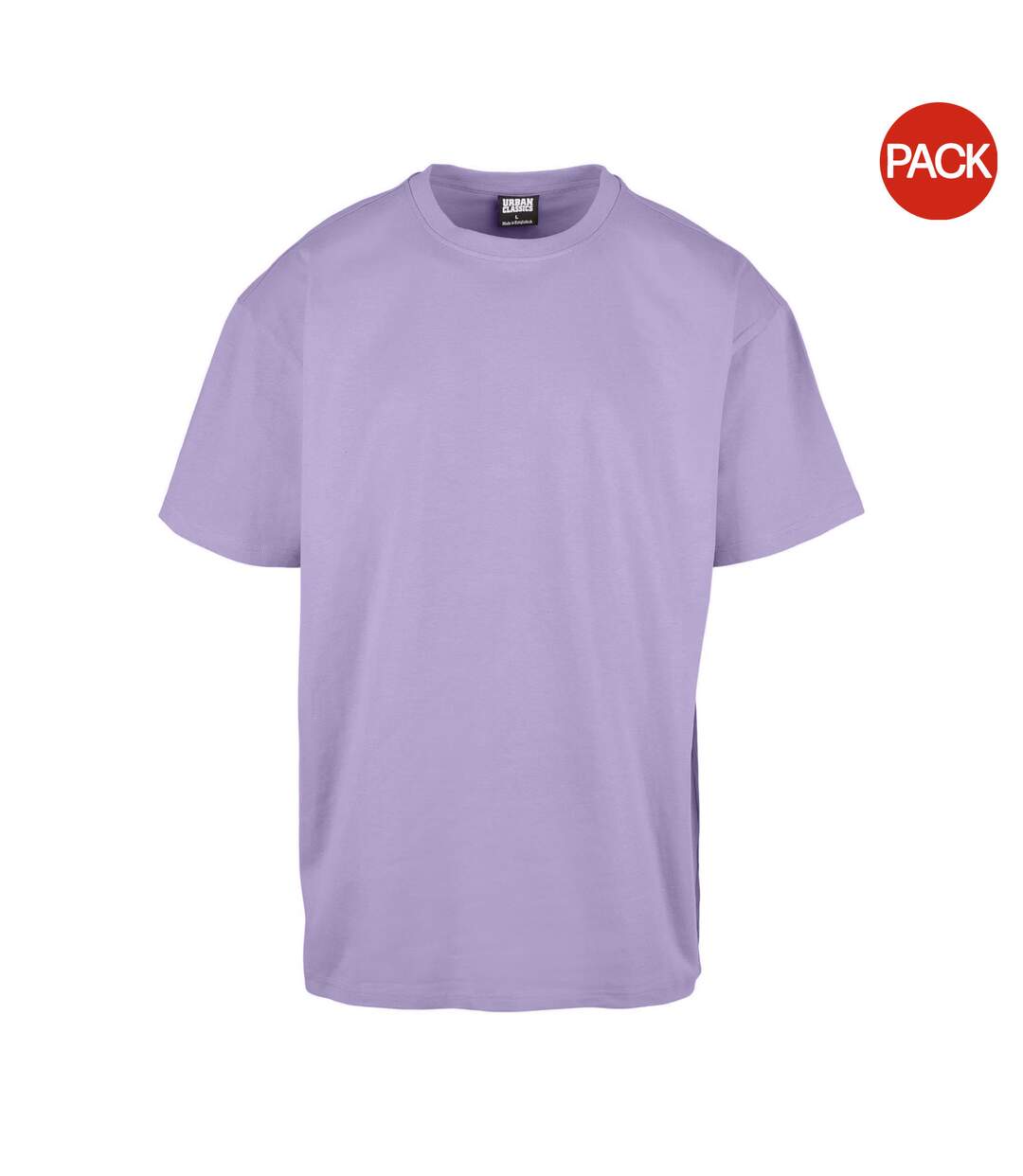 Pack of 2  Mens oversized t-shirt  lavender Urban Classics-1
