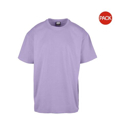 Pack of 2  Mens oversized t-shirt  lavender Urban Classics