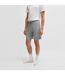 Mens Waffle Relaxed Fit Shorts Grey Boss-2