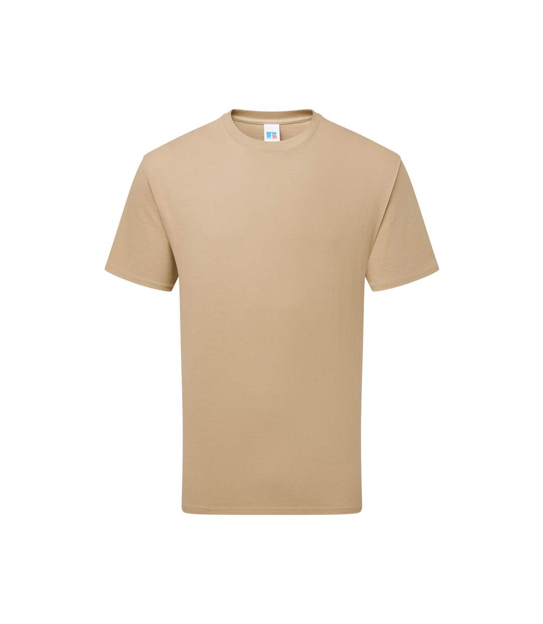 T-shirt À Manches Courtes Homme Brun Clair Russell-2