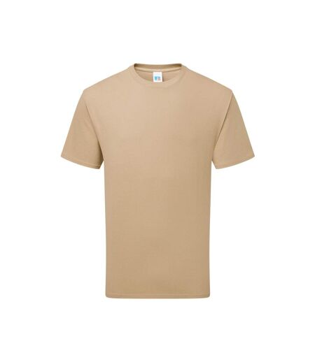 T-shirt À Manches Courtes Homme Brun Clair Russell