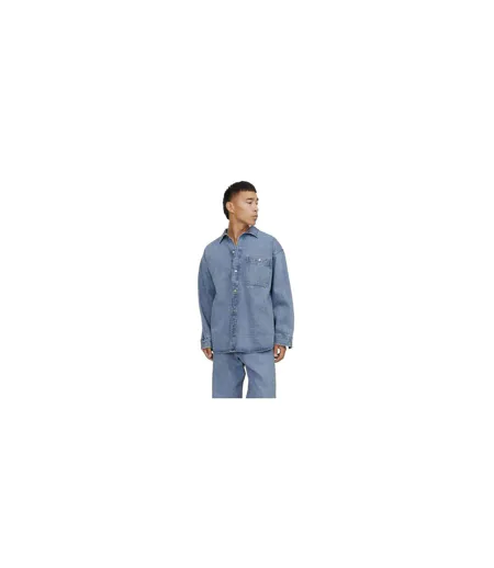 Mens Denim Pocket Overshirt Blue Jack And Jones