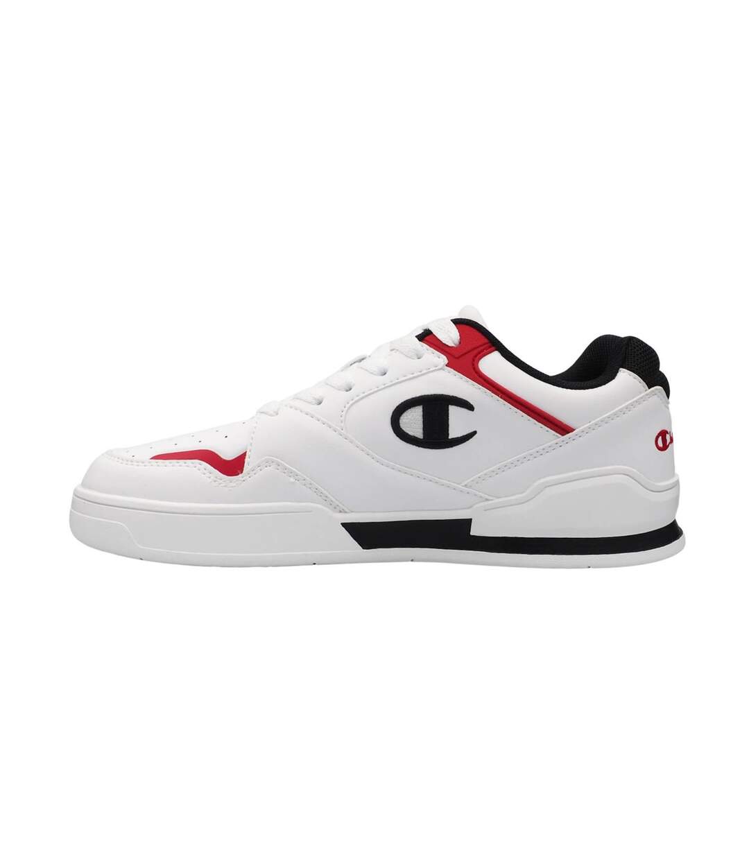 Baskets Point Tech Homme Blanc Rouge Noir Champion-3
