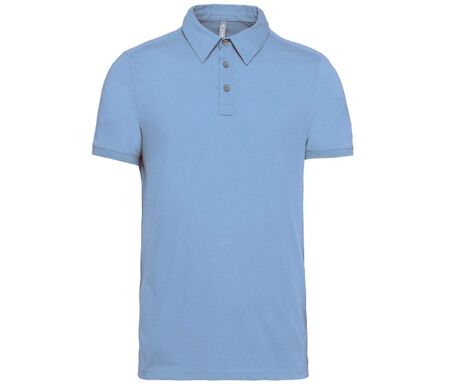 Polo jersey manches courtes - Homme - K262 - bleu ciel