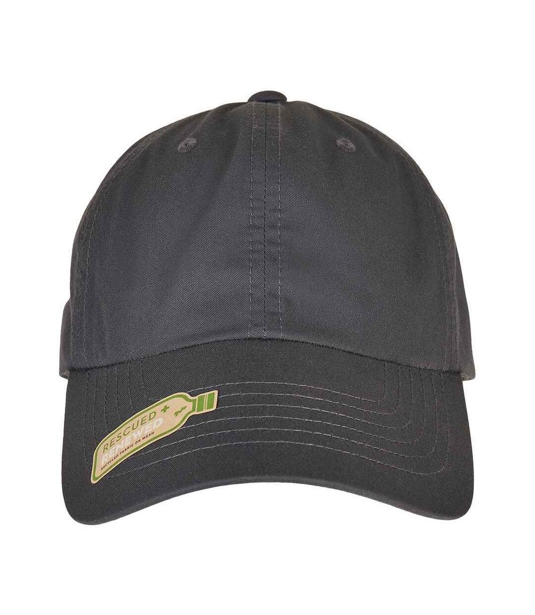 Dad recycled polyester baseball cap charcoal Flexfit-3