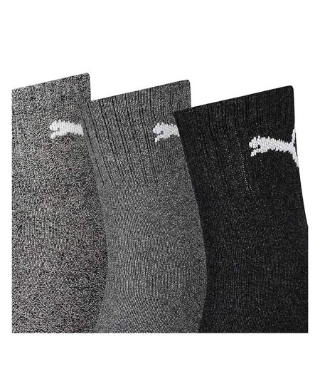 Puma Unisex Adult Crew Socks (Pack of 3) (Grey) - UTRD256