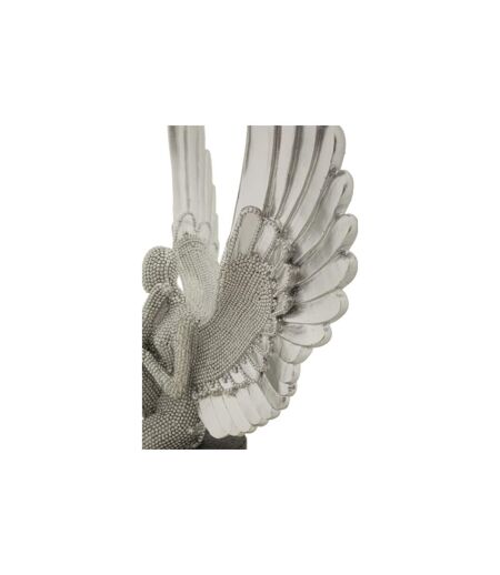 Statuette Déco Ailes Sparky 34cm Argent