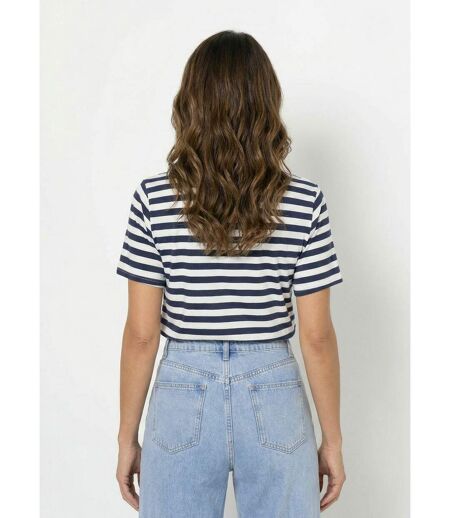 T-shirt marinière en coton stretch