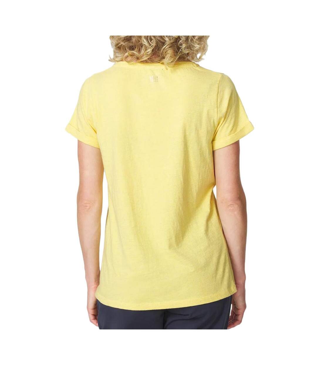 T-shirt jaune femme tbs adinatee 29418 - l-2