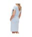 Robe de Grossesse et D'allaitement Bleu Femme Mamalicious June - L