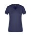 T-shirt Femme Bleu Marine James And Nicholson-1
