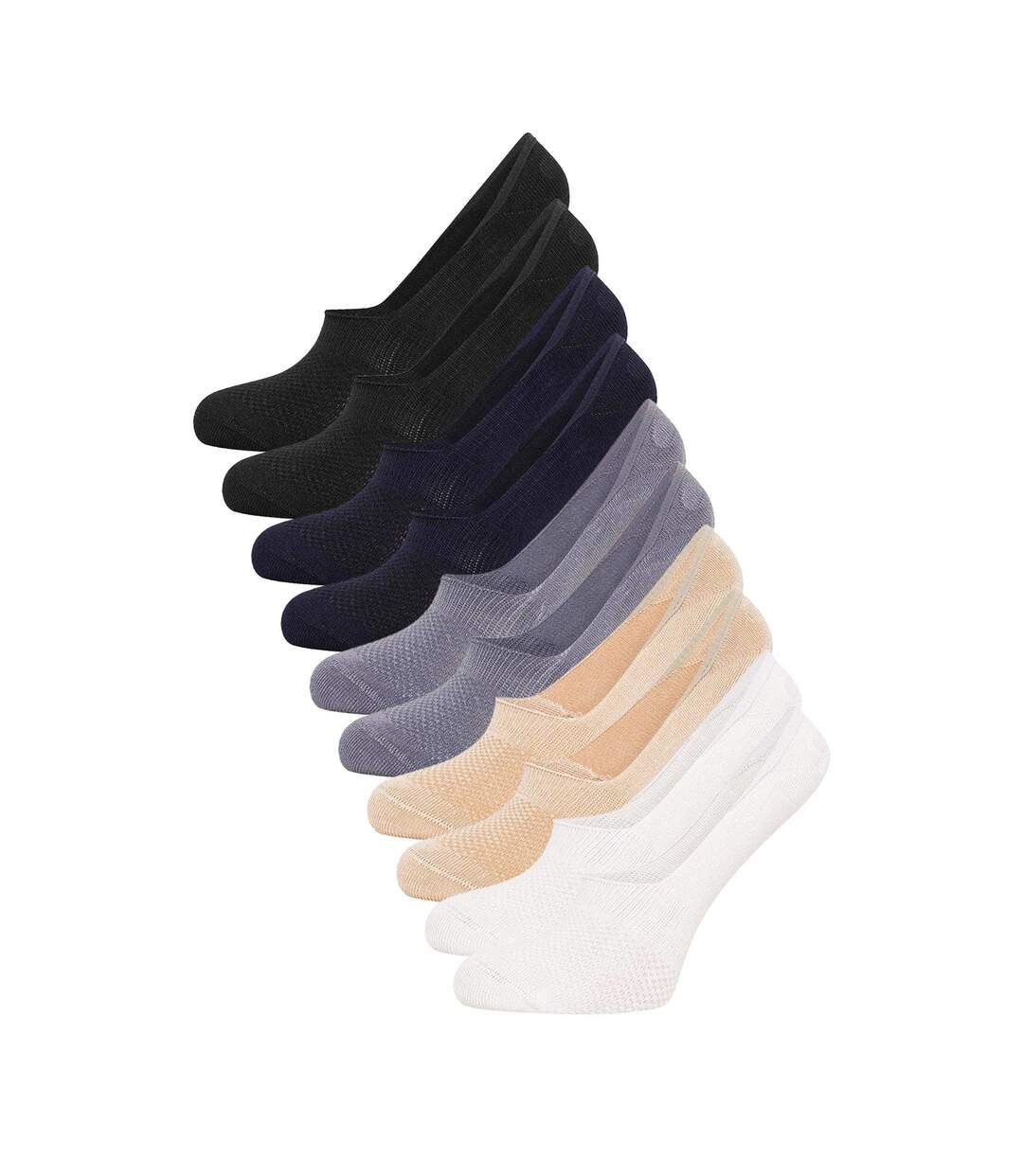 Socquettes Femme Beige Soxy-2
