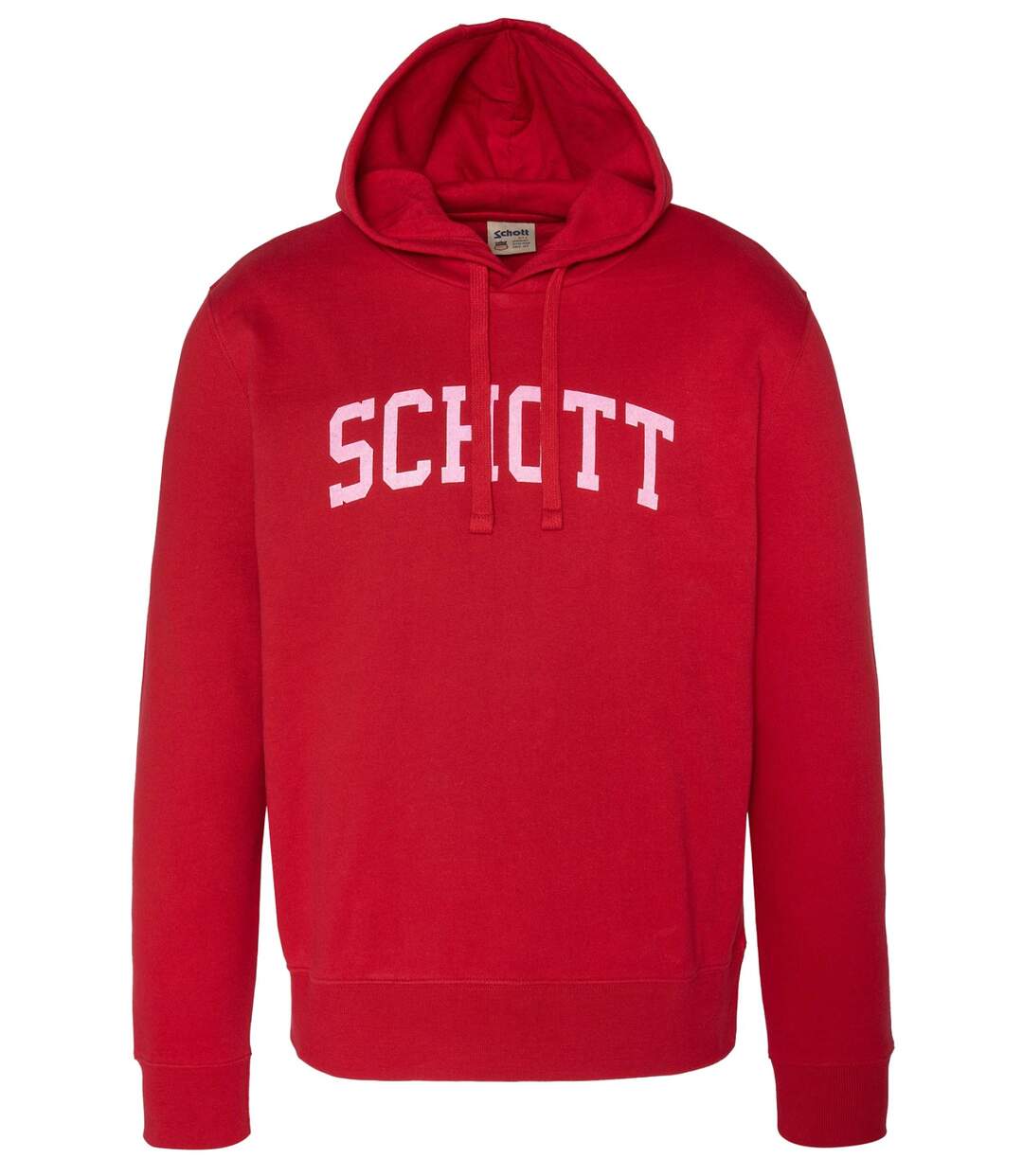 Sweat à capuche gros logo  -  Schott - Homme