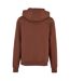 Sweat à capuche hommes marron foncé Build Your Brand-2